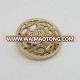 DEC9515 gold metal garment buttons with two snakes