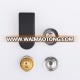 Fancy design custom logo plating alloy metal snap buttons for clothes