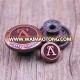 Custom fashion embossed button factory