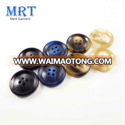 Wholesale fashionable 4 holes decorative resin button