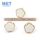 High quality color light gold eco-friendly plating abs plastic button for skirt/shirt