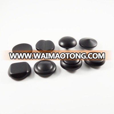 High quality 25mm black resin shank coat button