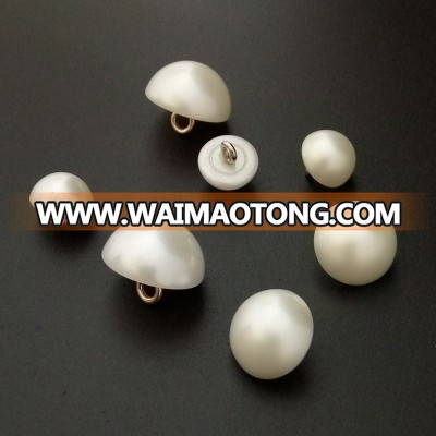 Hot Selling In China great price round button pearl, plastic pearl button