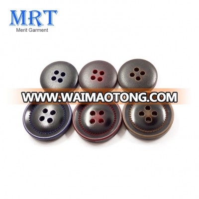 New design resin suit button,4holes mean jacket wind coat plastic polyester buttons