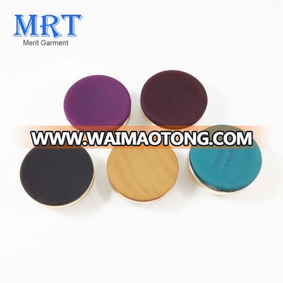 Hot Selling Good Reputation soft touch painting plastic round press to cover buttons