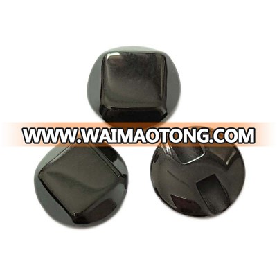 Good quality hot sell 25mm black resin shank coat button