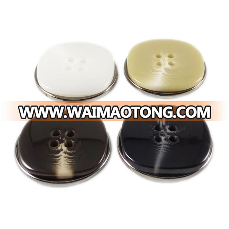 Professional manufacture cheap resin coat toggle buttons,navy men's suit buttons